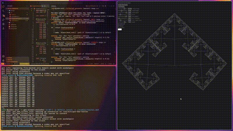 Fractal Generator output